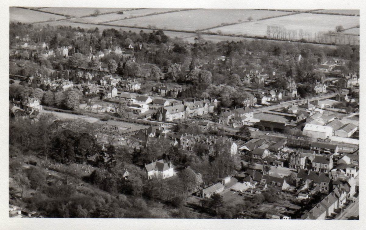 From the Collections &amp; Archives, Aerial View of Woodhall S